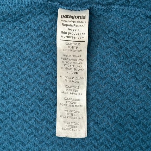 Patagonia R1 Air Full-Zip Hoody in CTRB - Crater Blue Size Medium - Picture 10 of 16
